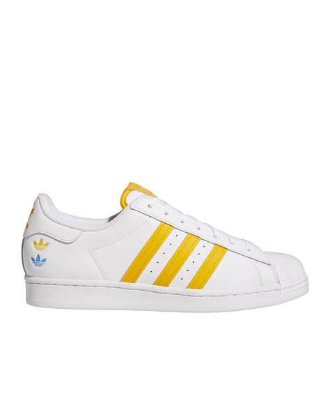 adidas schuh weiss schwarze stripes|adidas superstar blau.